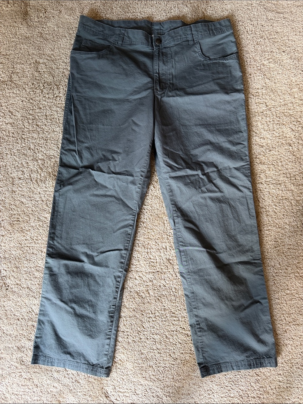 Columbia Straight-Leg Pants in slate blue